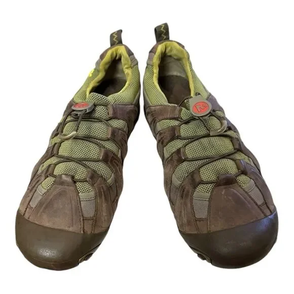 Merrell Women's Caper Canteen Brown Green Trail Hiking Shoes Sneakers 8 - Picture 3 of 6